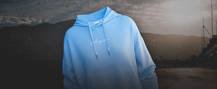 Ladies Blue Knit IndyCar Hoodie