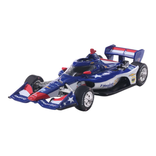 2026 Freedom 250 Grand Prix 1:64 Diecast In Blue, White & Red - Angled Left Front View