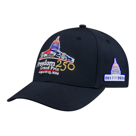 2026 Freedom 250 Grand Prix Limited Edition Hat in Black - Front Left View