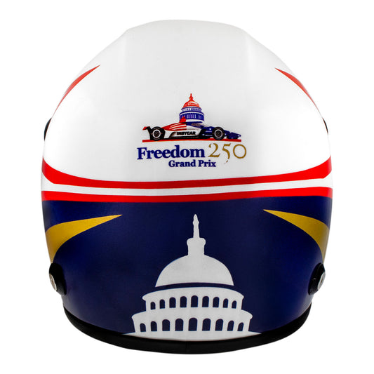 2026 Freedom 250 Grand Prix Mini Helmet - back view
