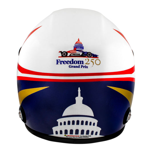 2026 Freedom 250 Grand Prix Full-Size Helmet In Multi-Color - Back View