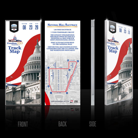2026 Freedom 250 Grand Prix Acrylic Ticket