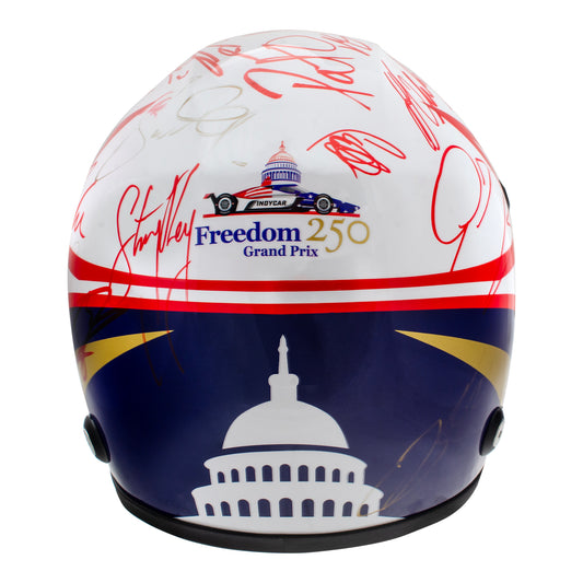 2026 Freedom 250 Grand Prix Full-Field Signed Mini Helmet - Back View