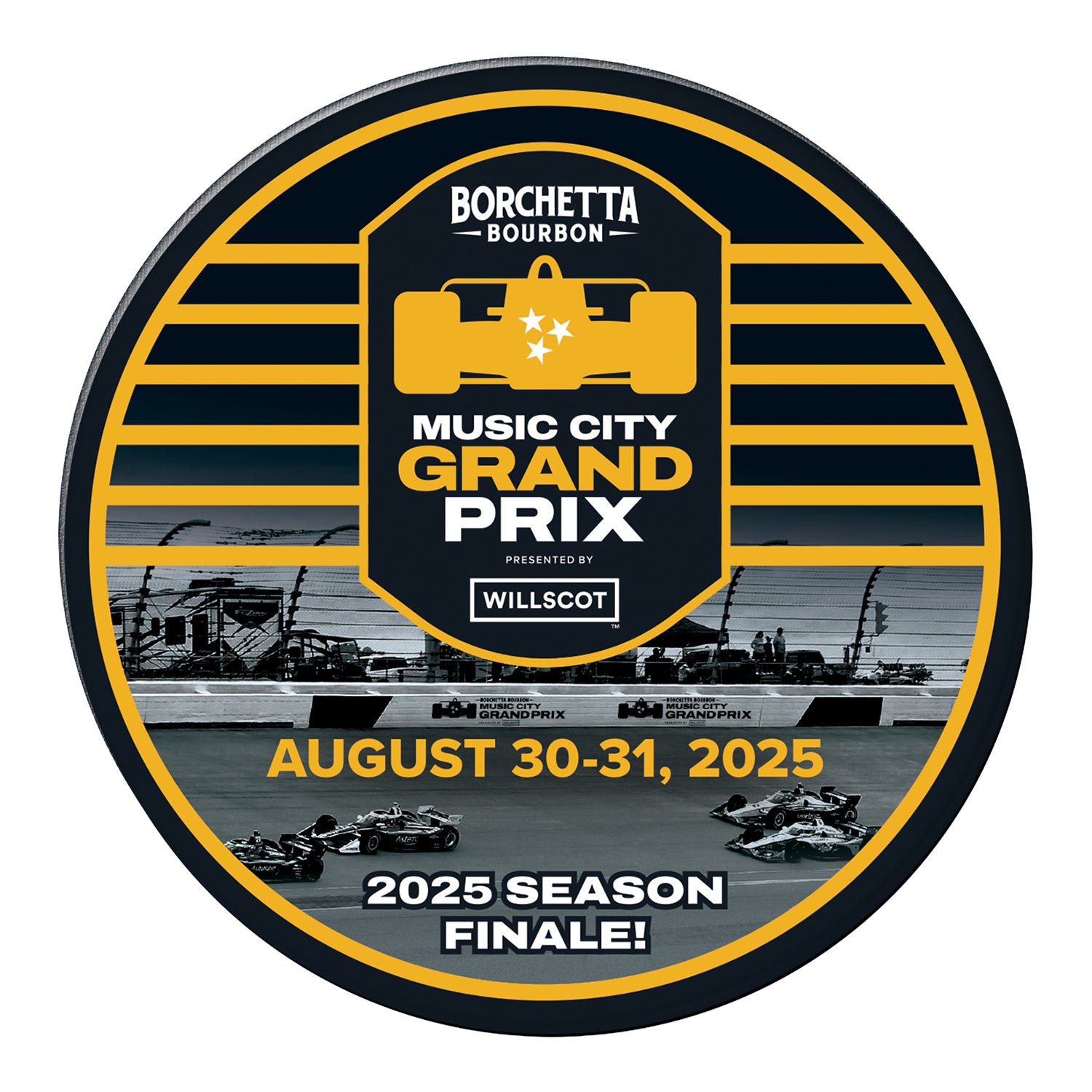 2025 Music City Grand Prix Nashville Hi Def Acrylic Magnet
