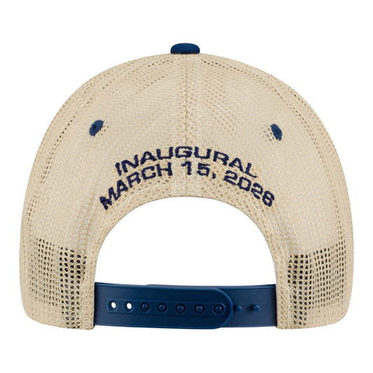 2026 Inaugural Arlington Grand Prix Meshback Hat in Blue - Back View