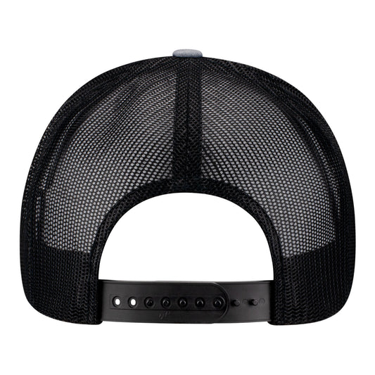 2026 Grand Prix of Arlington Meshback Leather Patch Hat Grey - Back View