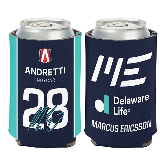 2024 Marcus Ericsson Can Cooler - front and back view
