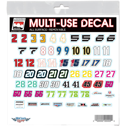 2024 NTT Series Driver Stickers