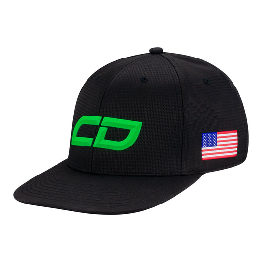 2025 Conor Daly Hat in Black - Front Left View