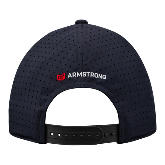 2026 Marcus Armstrong Hat in blue - back view