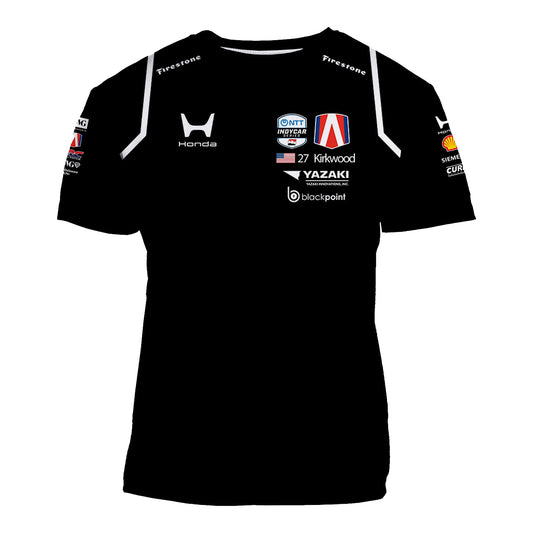 2026 Kyle Kirkwood Jersey in Black - Front View