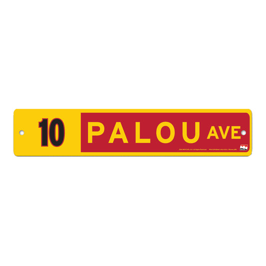 2024 Alex Palou Street Sign - front view