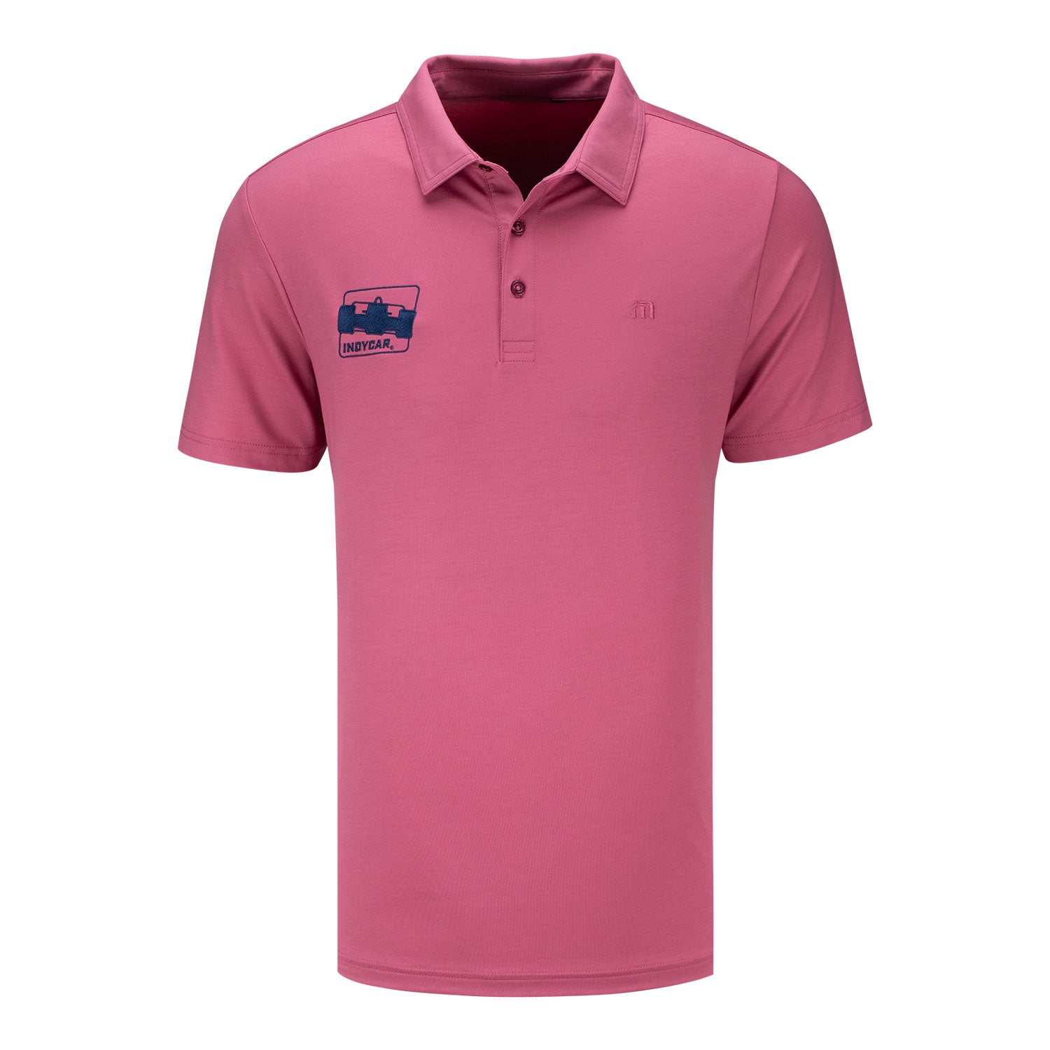 Travismathew Featherweight Performance Polo in Red - Front View