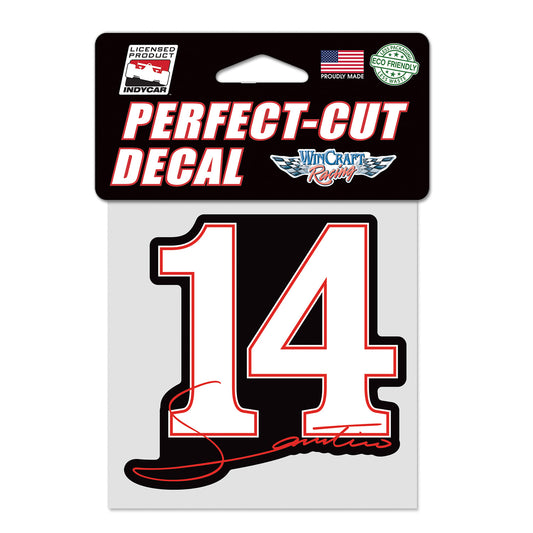 2023 Santino Ferrucci Decal in black and white