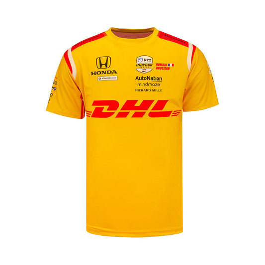 2022 Youth Romain Grosjean Jersey in Yellow- Front View