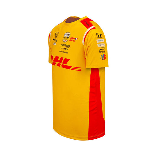 2022 Youth Romain Grosjean Jersey in Yellow- Side View