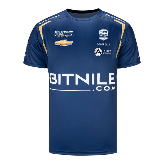 2023 Conor Daly Men's Jersey in blue, front view