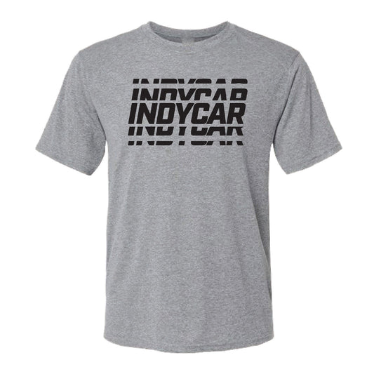INDYCAR Men's Performance T-shirt in grey, front view