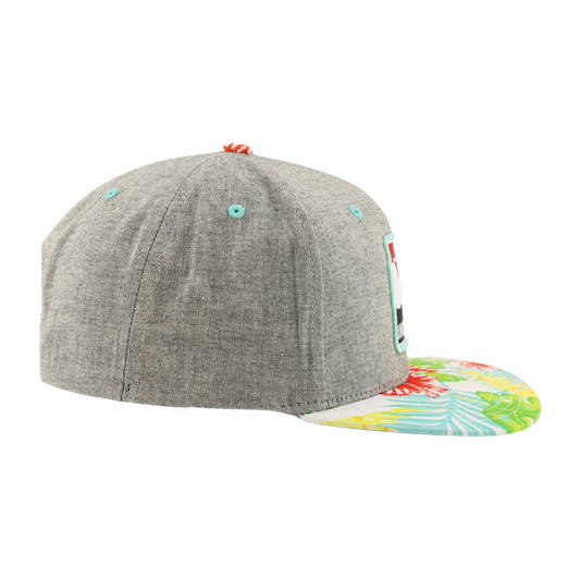 INDYCAR Hawaiian Flatbill Snapback Hat right