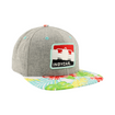 INDYCAR Hawaiian Flatbill Snapback Hat right front