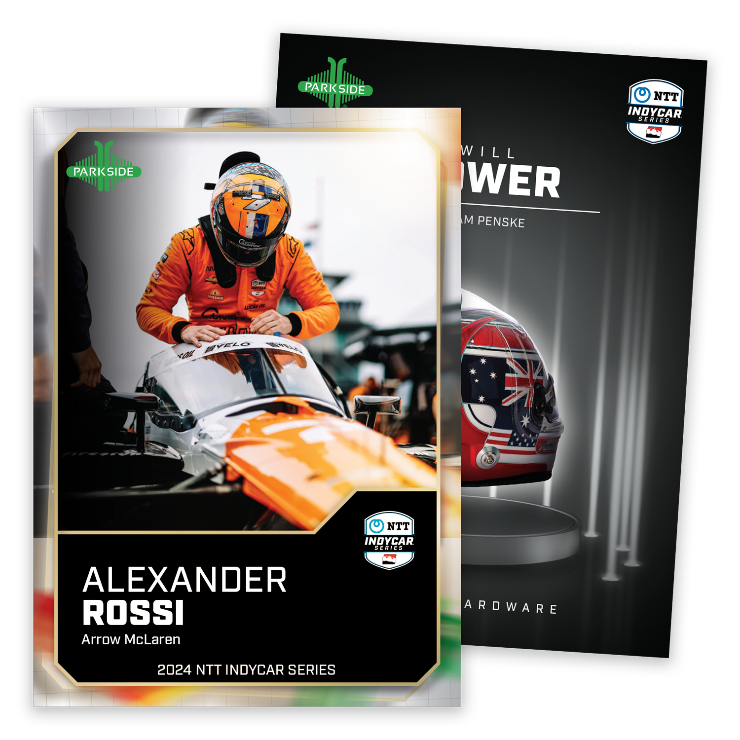 2025 INDYCAR Trading Cards - Alexander Rossi and Will Power