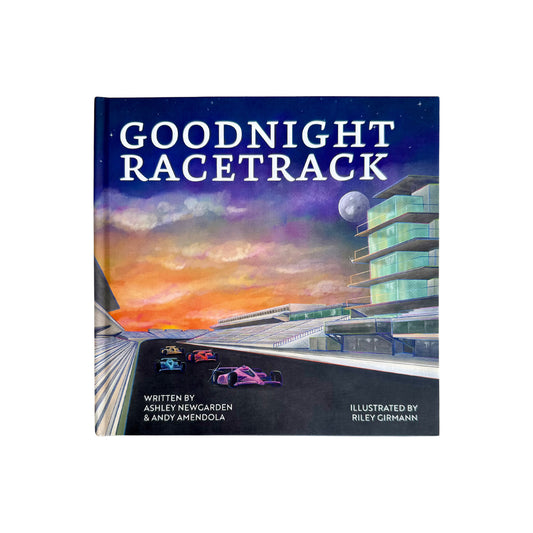 Goodnight Racetrack – A Magical Bedtime Story for Indy 500 Fans! - Front View