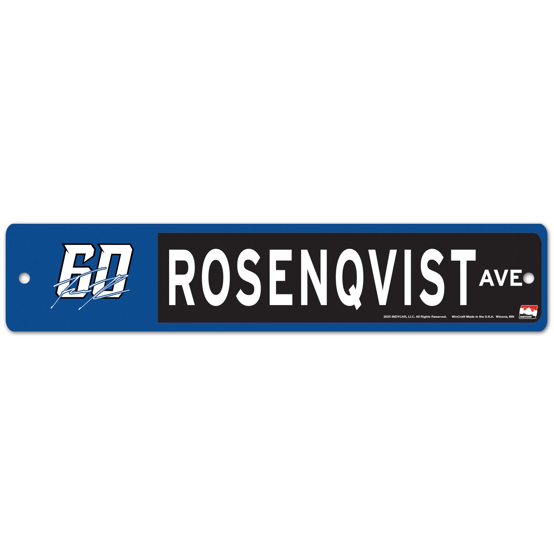 2025 Felix Rosenqvist Street Sign - Front View