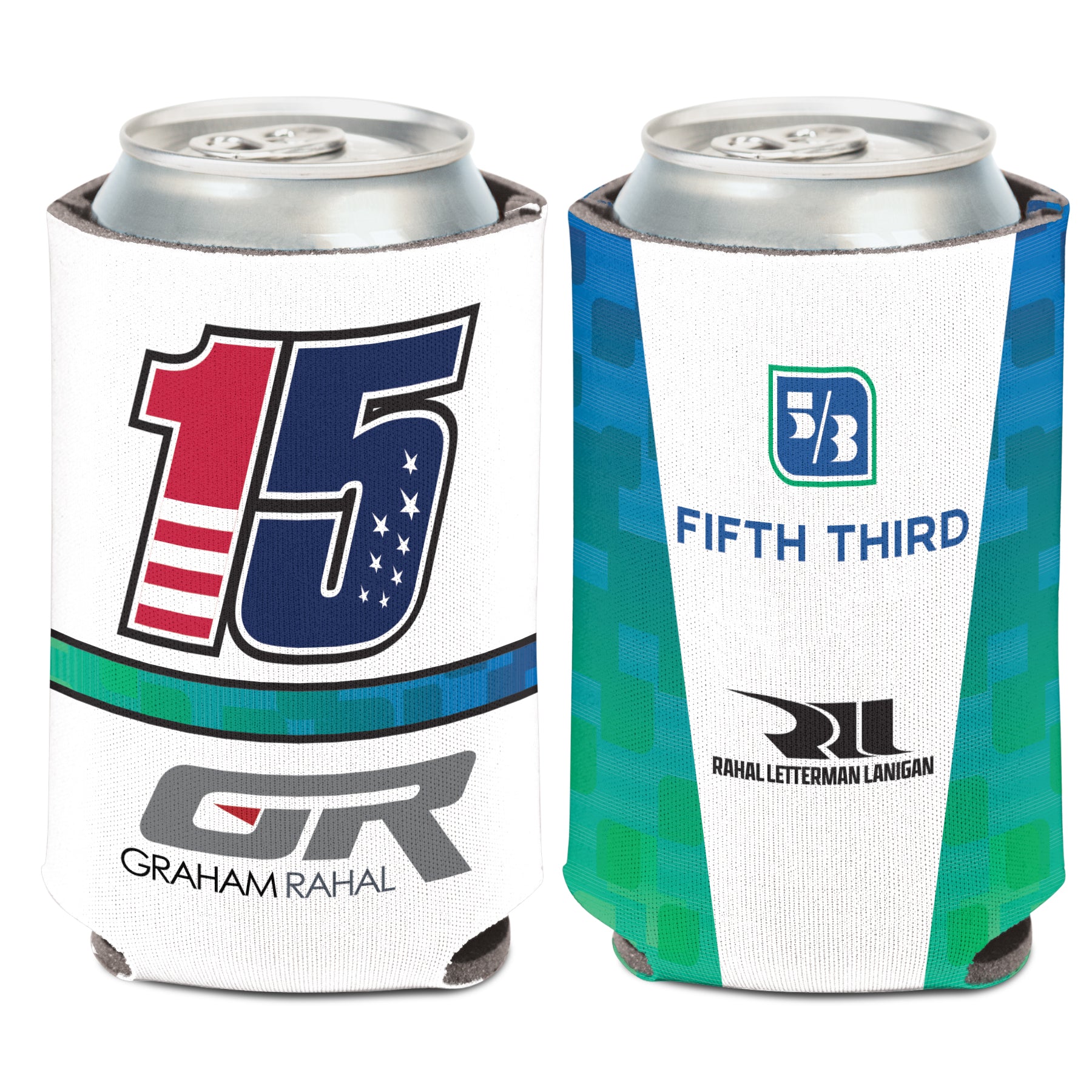 2025 Graham Rahal Can Cooler - Front and Back View