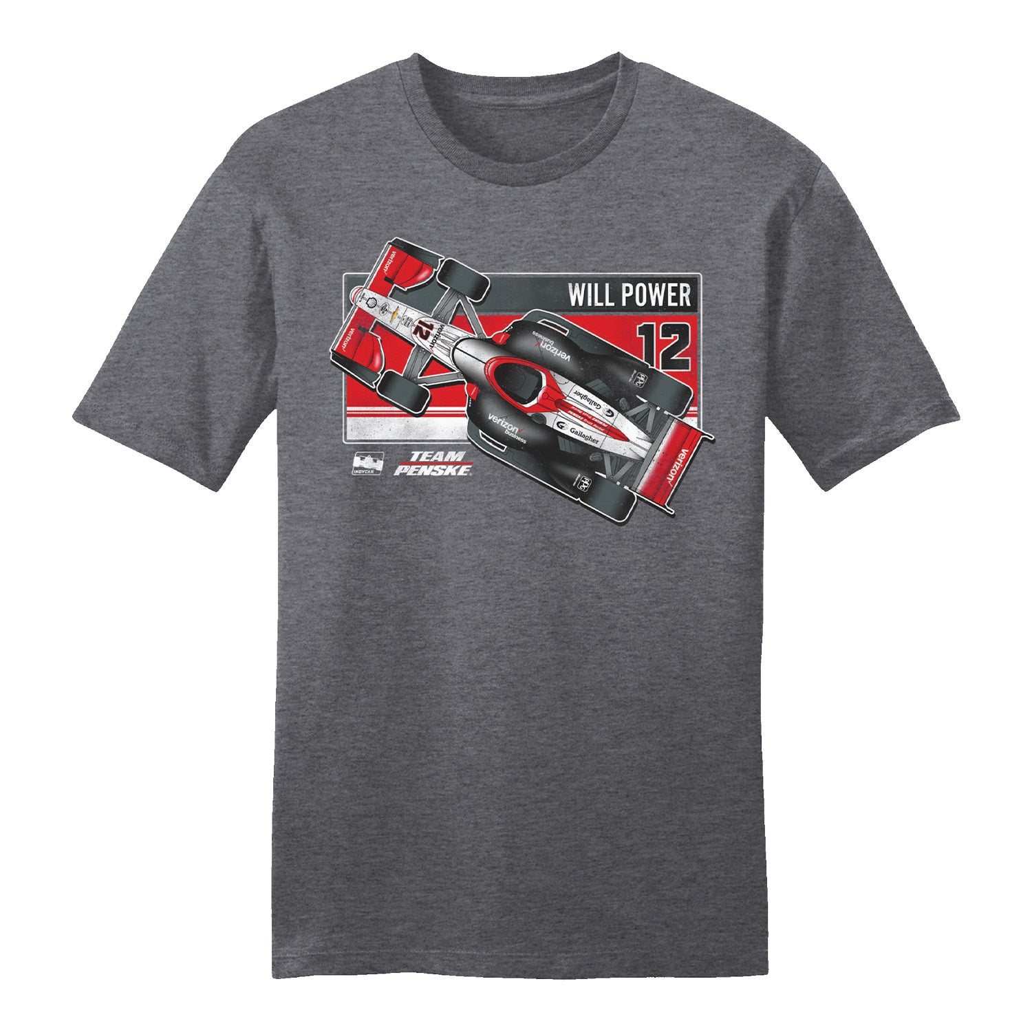 2024 Will Power Verizon Car Shirt - front view