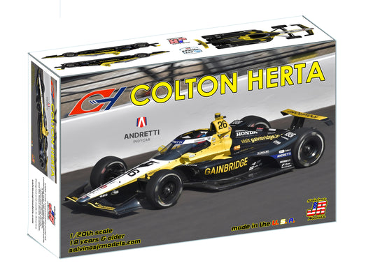 2024 Colton Herta 1:20 Scale Model - Front View