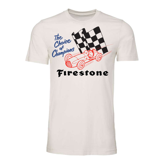 Firestone Choice of Champions T-Shirt in White - Front View