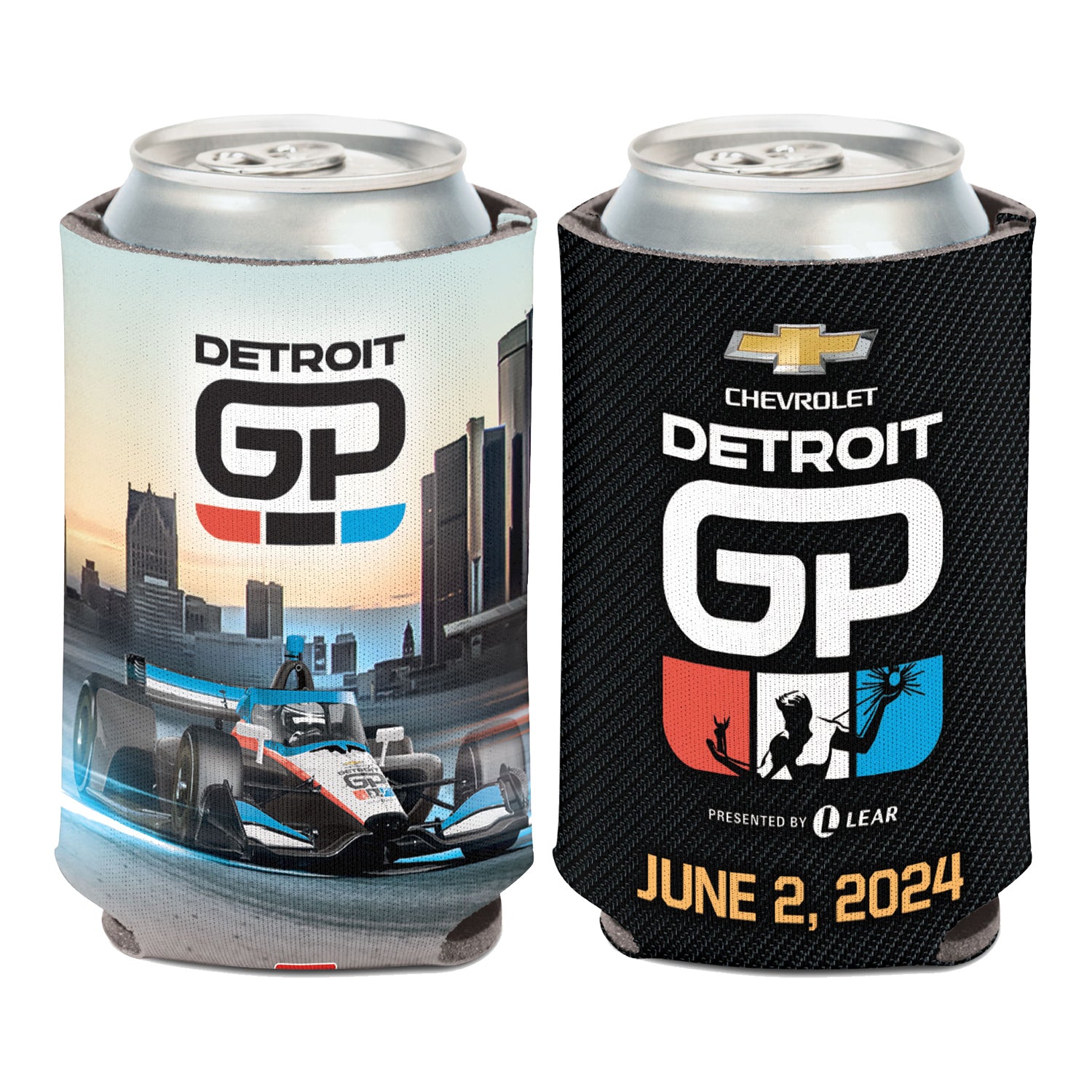 2024 Detroit GP Can Cooler 12oz - front view