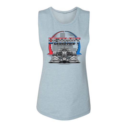 2025 Ladies Detroit Grand Prix City Hart Plaza Tank - Front View
