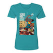 2025 Detroit Grand Prix Ladies Poster Shirt in Blue - Front View