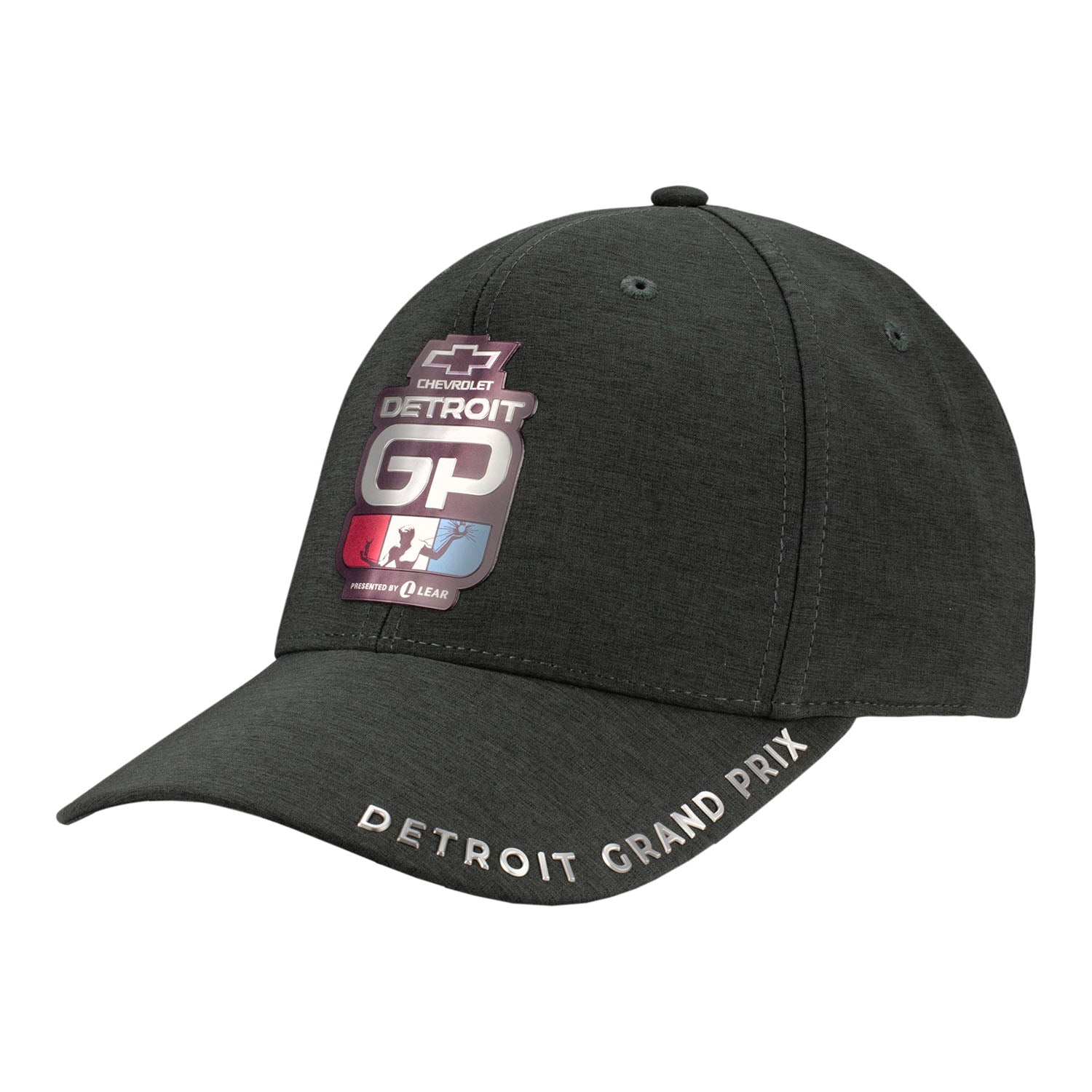 2025 Detroit Grand Prix Chrome Hat in Grey - Front Left View