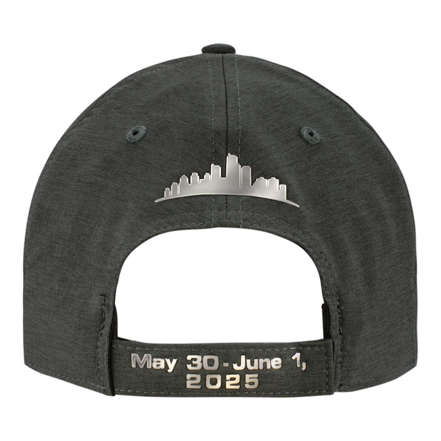 2025 Detroit Grand Prix Chrome Hat in Grey - Back View