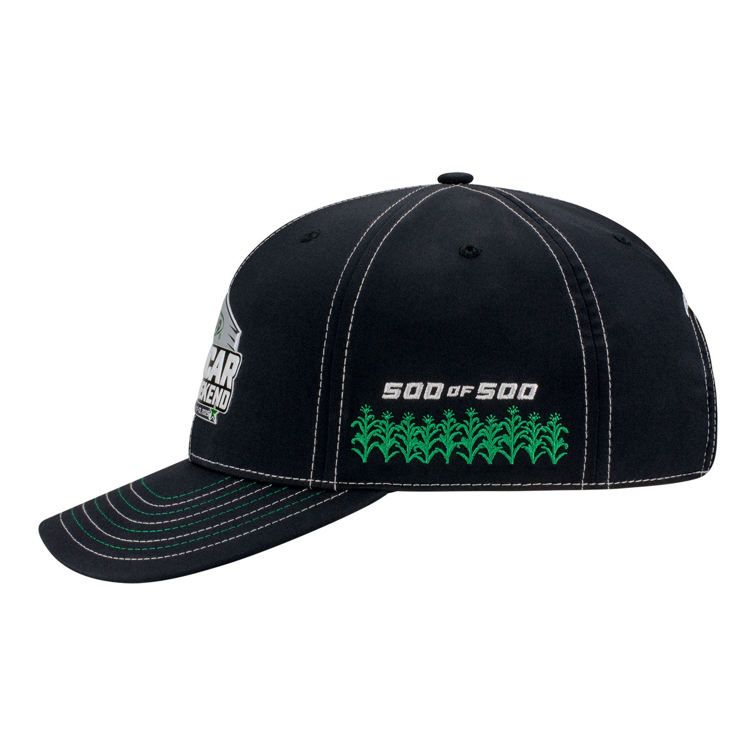 2025 INDYCAR Iowa Sukup Limited Edition Numbered Hat in Black - Left Side View