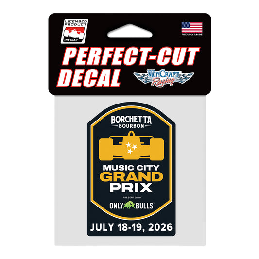 2026 Borchetta Bourbon Music City Grand Prix presented by OnlyBulls Decal - Front View