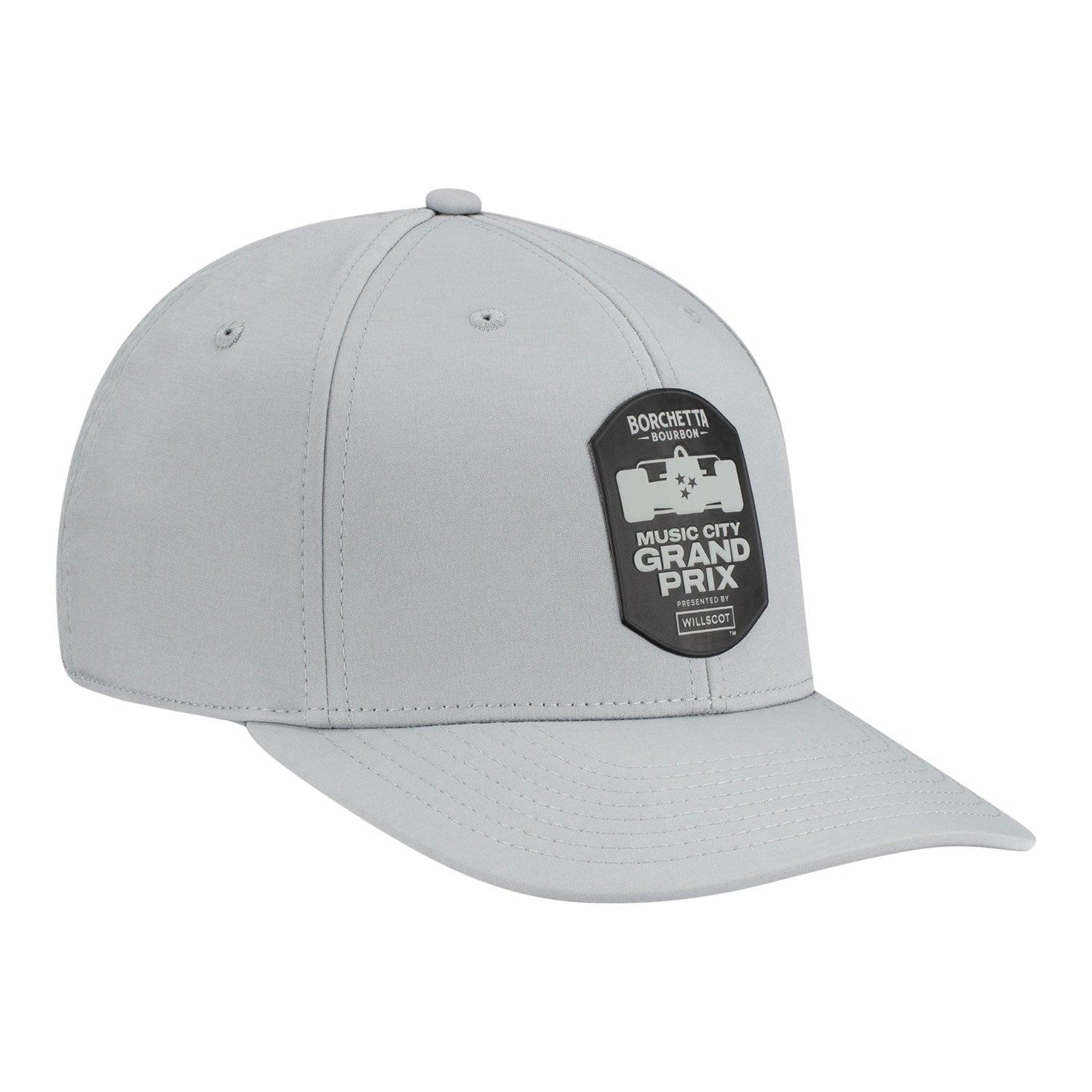 2025 Music City Grand Prix Nashville Numbered Hat in Grey - Front Right View
