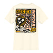 2025 Borchetta Bourbon Music City Grand Prix Show Print T-Shirt in White - Back View