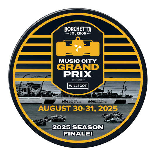 2025 Music City Grand Prix Nashville Hi Def Acrylic Magnet - Front View