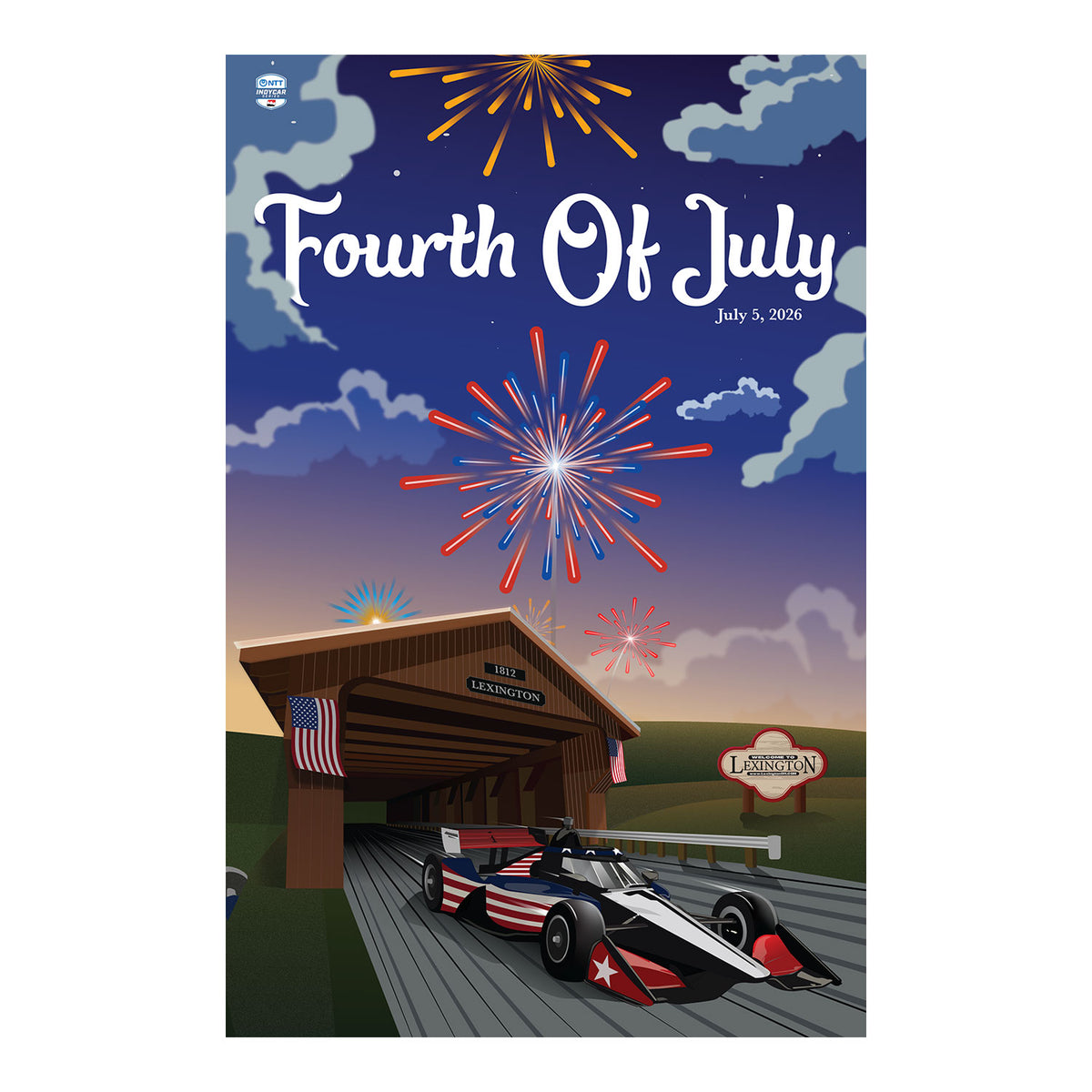 2026 INDYCAR Mid-Ohio Poster - Front View
