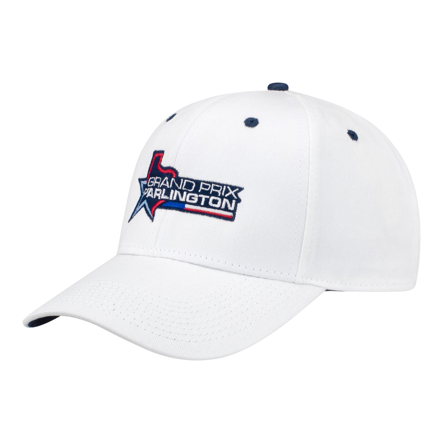 GRAND PRIX OF ARLINGTON HAT in White - Front Left View