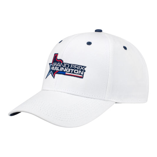 GRAND PRIX OF ARLINGTON HAT in White - Front Left View