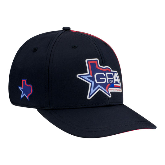 2026 Inaugural Arlington Grand Prix TPU Stripe Hat in Black - Right Angle View