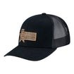 2026 Grand Prix of Arlington Meshback Leather Patch Hat Black - Front Left View