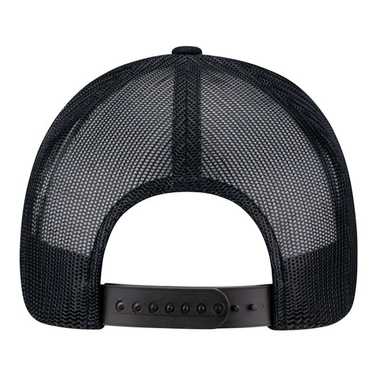 2026 Grand Prix of Arlington Meshback Leather Patch Hat Black - Back View