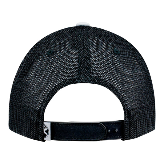 HOOEY Logo Grand Prix of Arlington Hat in White - Back View 