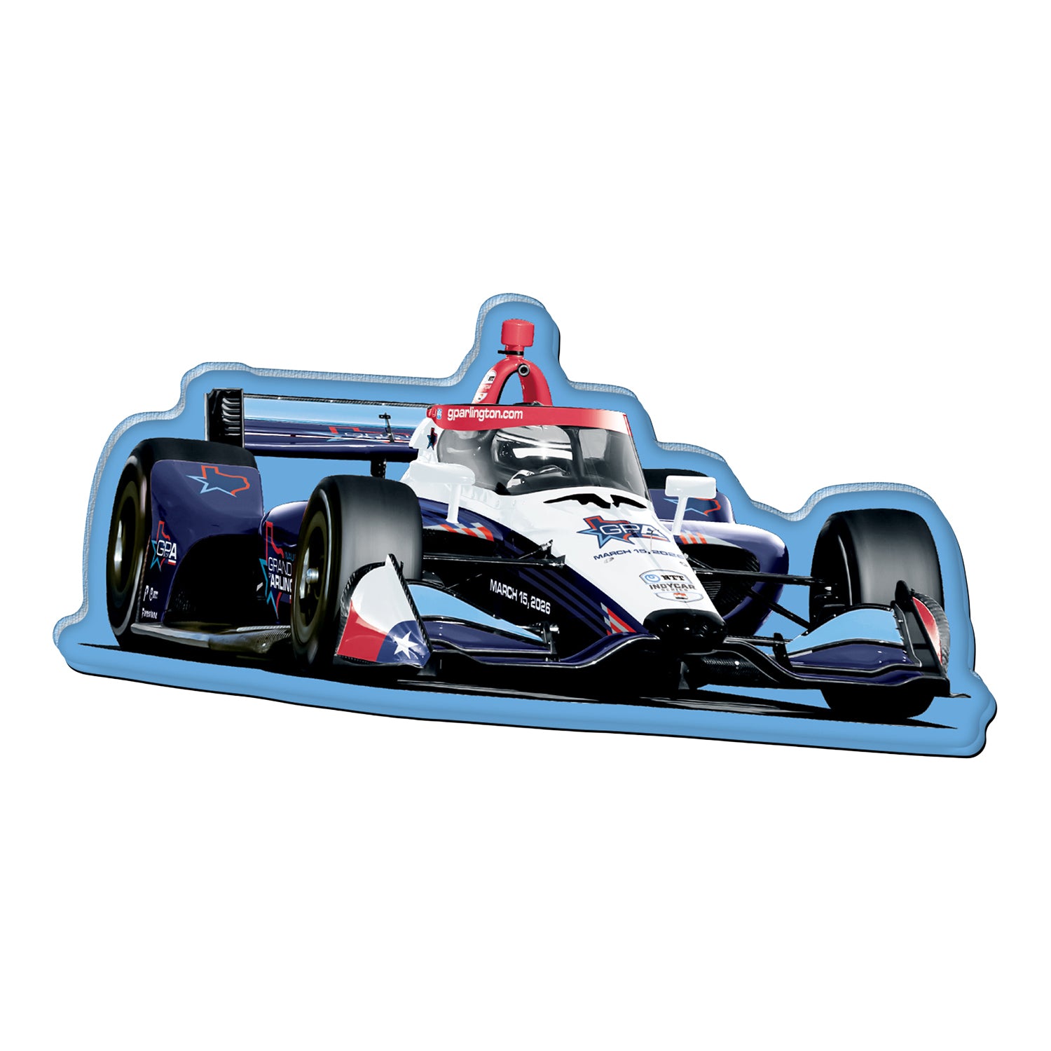 2026 Inaugural Arlington Grand Prix Hi Def Magnet - Front View
