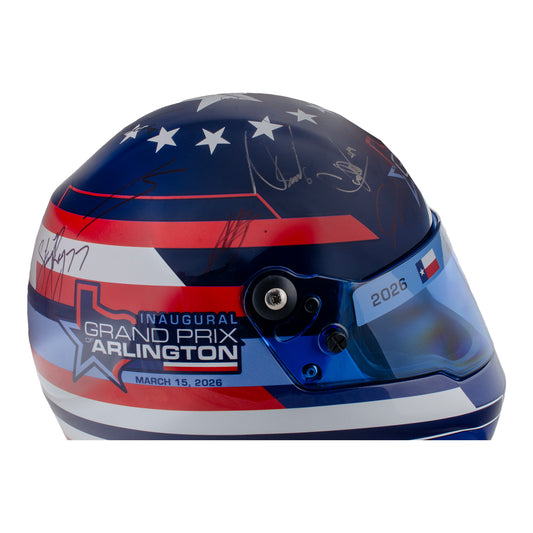 Java House Grand Prix of Arlington Autographed Full-Size Helmet